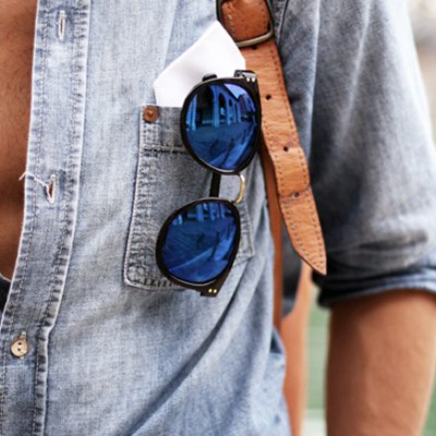 Sonnenbrille im Vintagestil